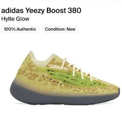  Yeezy Boost 380 Hylte Glow Size 6.5