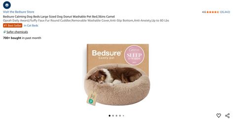Bedsure Calming Large Dog Bed