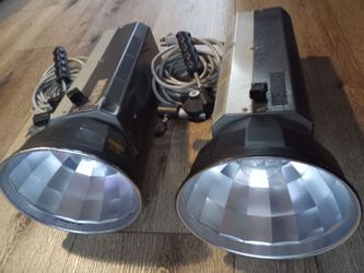 Two professional studio lights