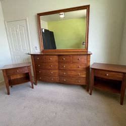 Gorgeous! All Wood Dresser set