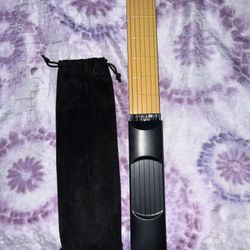 Pocket Practice, Guitar Brand New Never Used Color Black With The Case