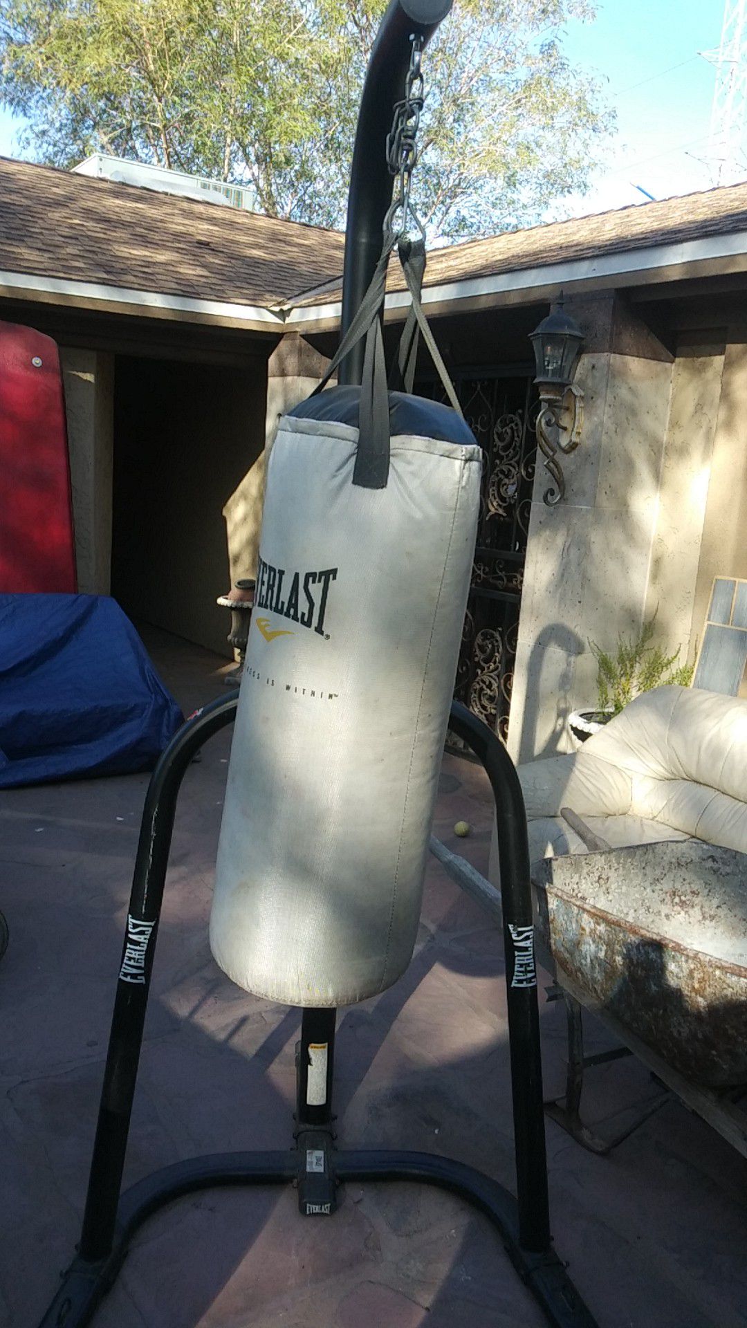 Punching bag n post
