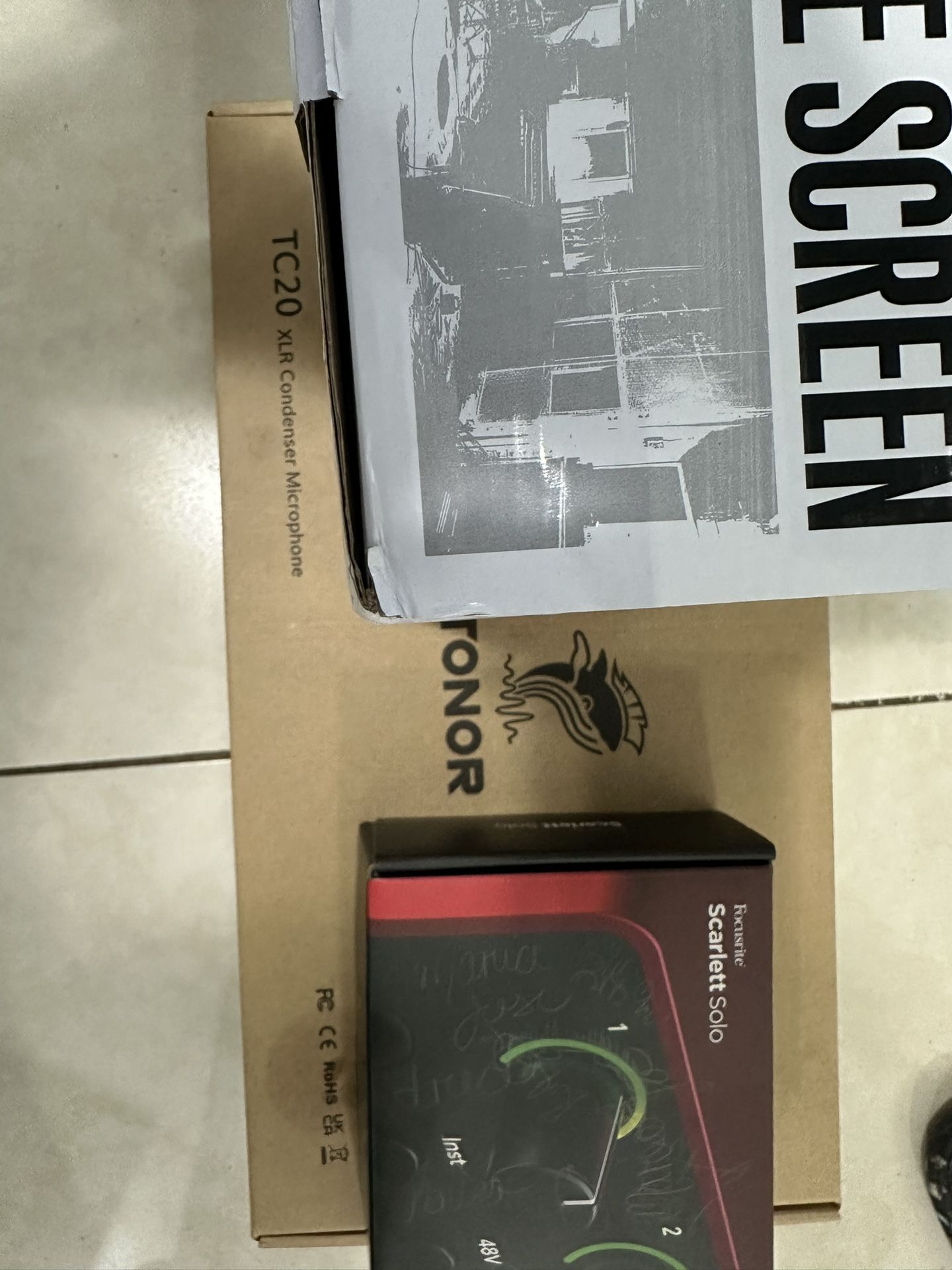 Complete Home Studio Bundle – XLR Mic + Focusrite Interface + Headphones + More
