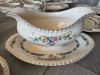 ✨ Elegant Antique Johnson Brothers Eastbourne China Set – 49 Pieces – England  (Old English) - see description for details