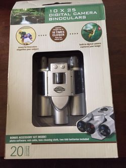 The Innovage Outdoor Digital 10 x 25 Camera Binoculars for Sale in