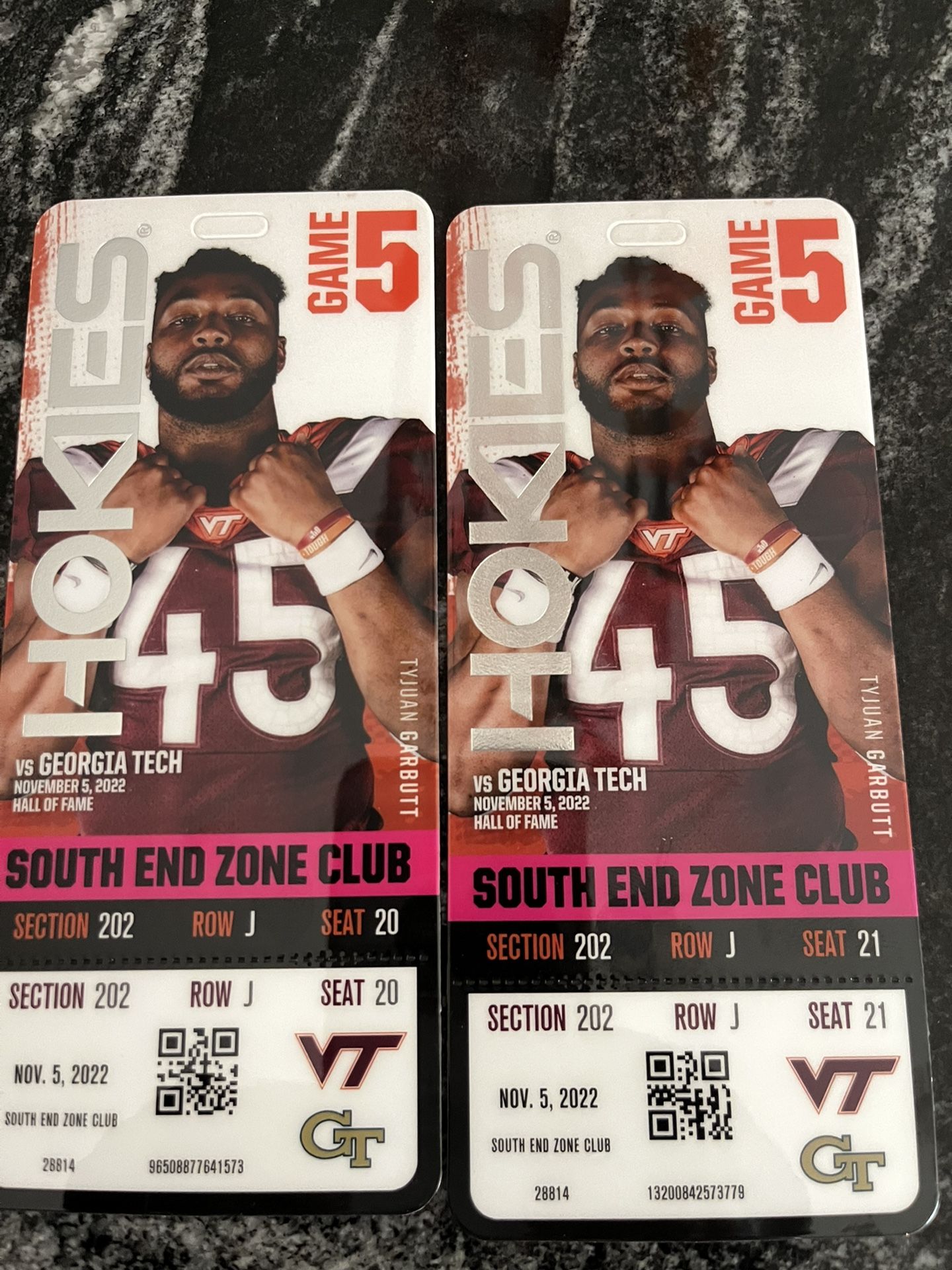 Virginia Tech versus Georgia Tech football Tickets