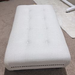 🪑 Handcrafted Upholstered Ottoman – One-of-a-Kind Piece