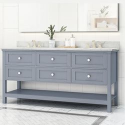 72” Bath Vanity (counter Top Not Included)