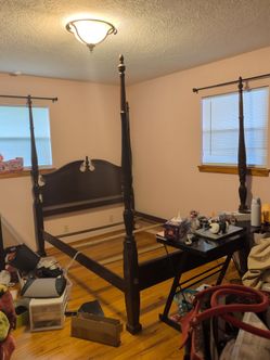 Bed Frame, Antique Queen Size Bed Frame