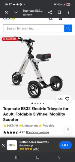 WILLJERDY 3 WHEEL ELECTRIC BIKE