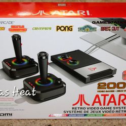 New Open Box My Arcade Atari GameStation Pro Video Game Console 200+ Games Wireless Joysticks