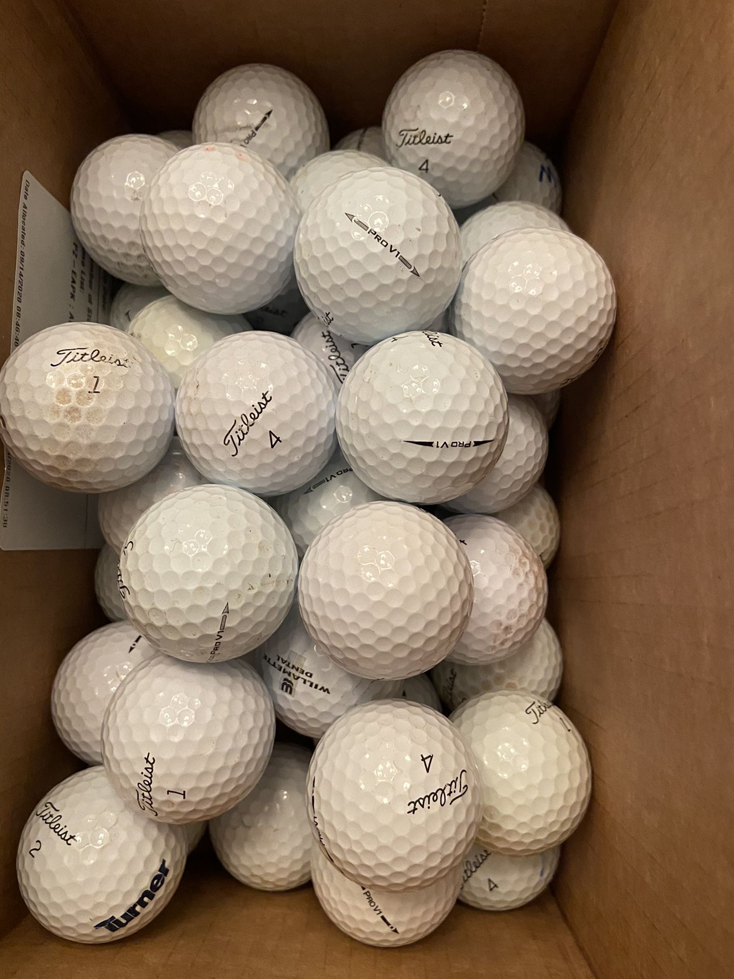 46 Titleist Pro-V1 Golf Balls