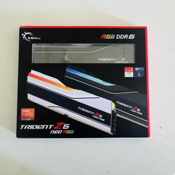 G.SKILL Trident Z5 Neo RGB Series DDR5 RAM (AMD Expo) 32 GB (2 x 16 GB) 6000MT/s CL30-38-38-96 1.35V Memoria de computadora de escritorio U-DIMM - Neg