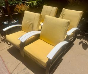 Telescope Casual Belle Isle Cushion Swivel Rockers – Set of 4