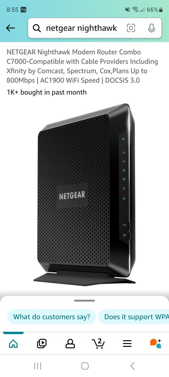 Netgear Nighthawk Wifi Router
