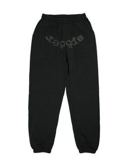 Black Sp5der Sweatpants