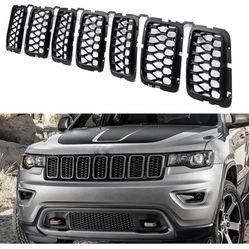 Anzio brand Blackout Grill Insert For 2021 Jeep Grand Cherokee WK2