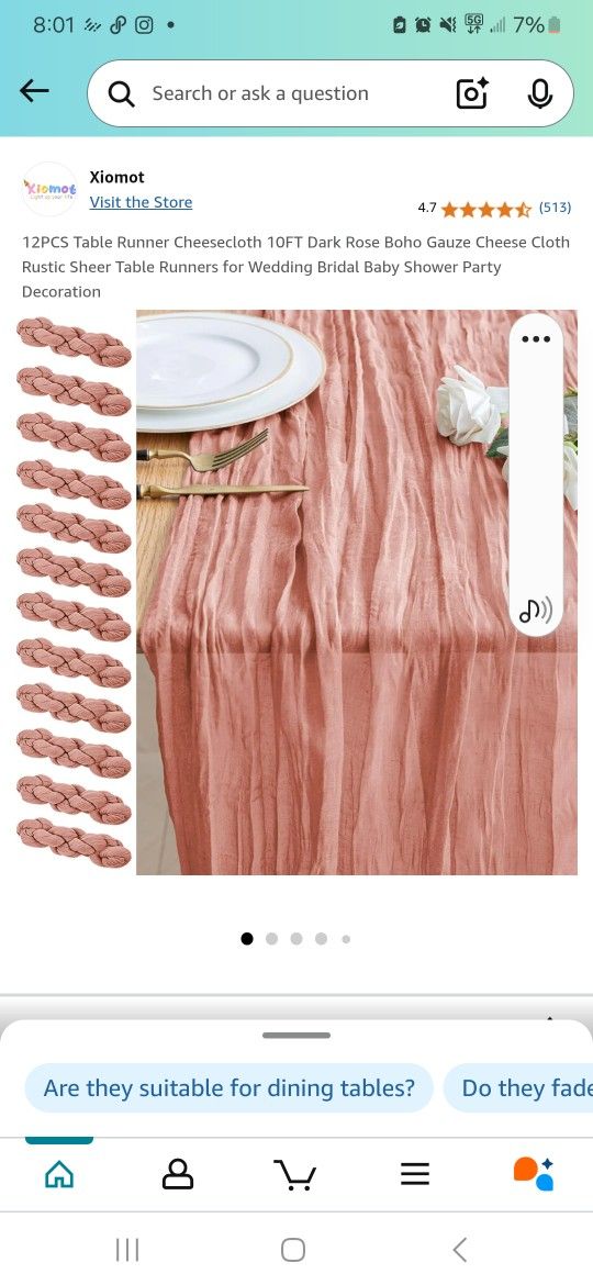 12 Table Runners