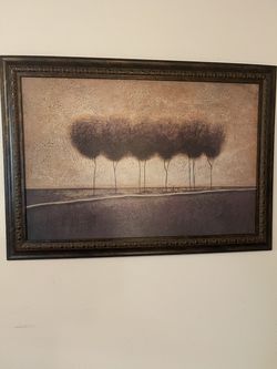 Framed wall picture