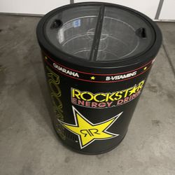 Used some scratches from normal use please check all the pictures Recharge Impulse Drink Merchandiser Cooler Refrigerator IDW RCM77  Rockstar energy d