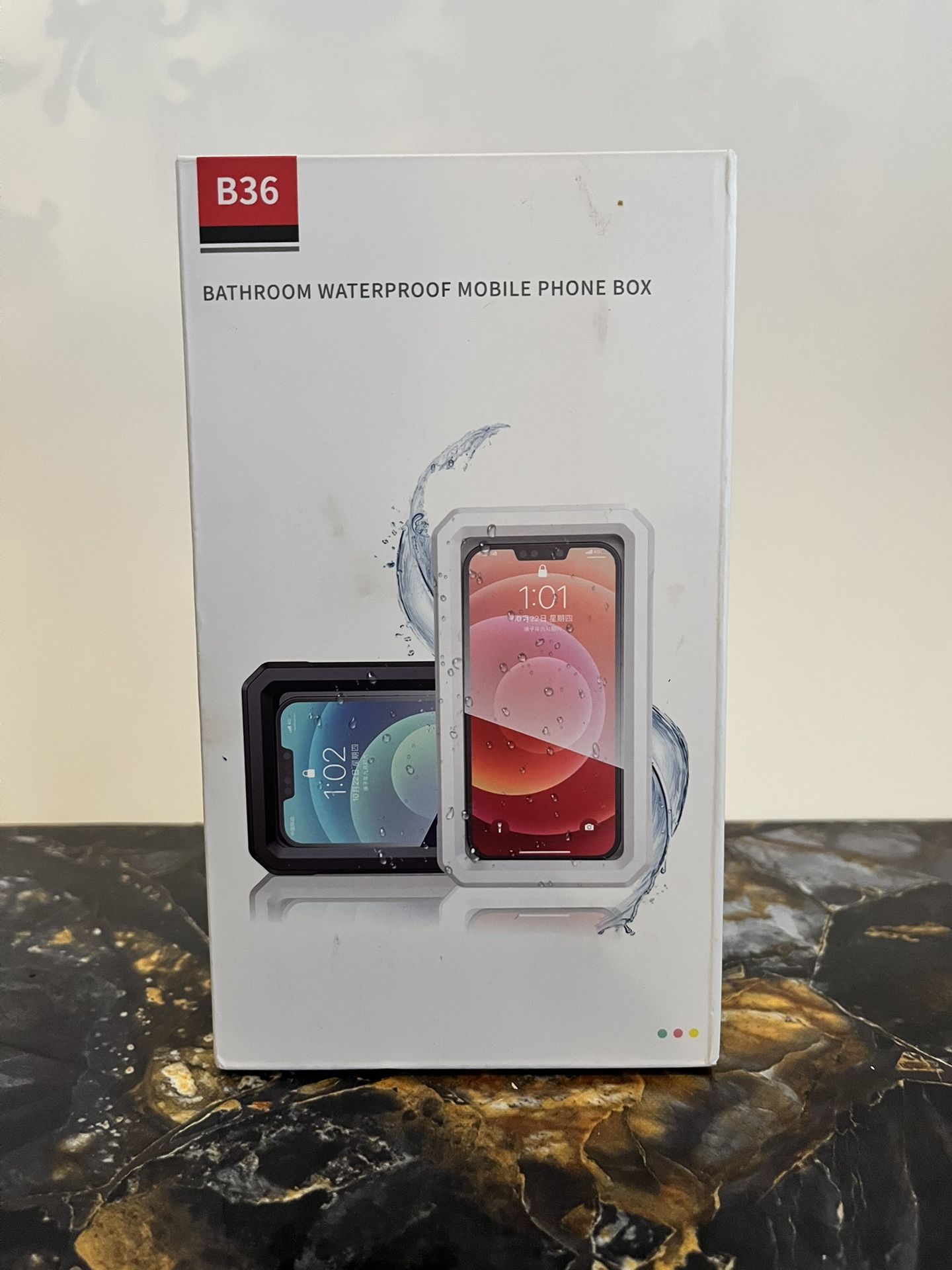 Shower phone case