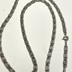 12 inch silver necklace