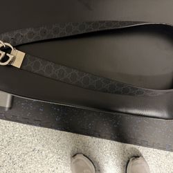 Authentic GG logo dual sided belt 95 inches