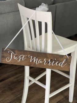 Wedding sign