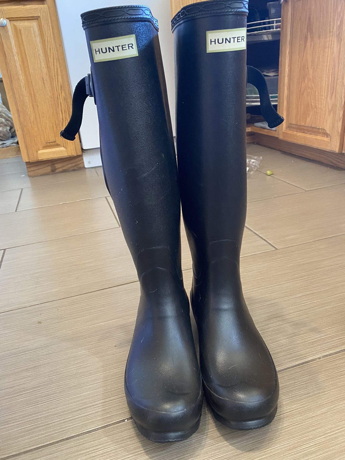 Hunters Boots Womens Size 8 Wide Calf