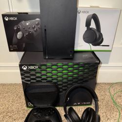 Series X Console Bundle 1TB Games Extra Controller And Accessories 