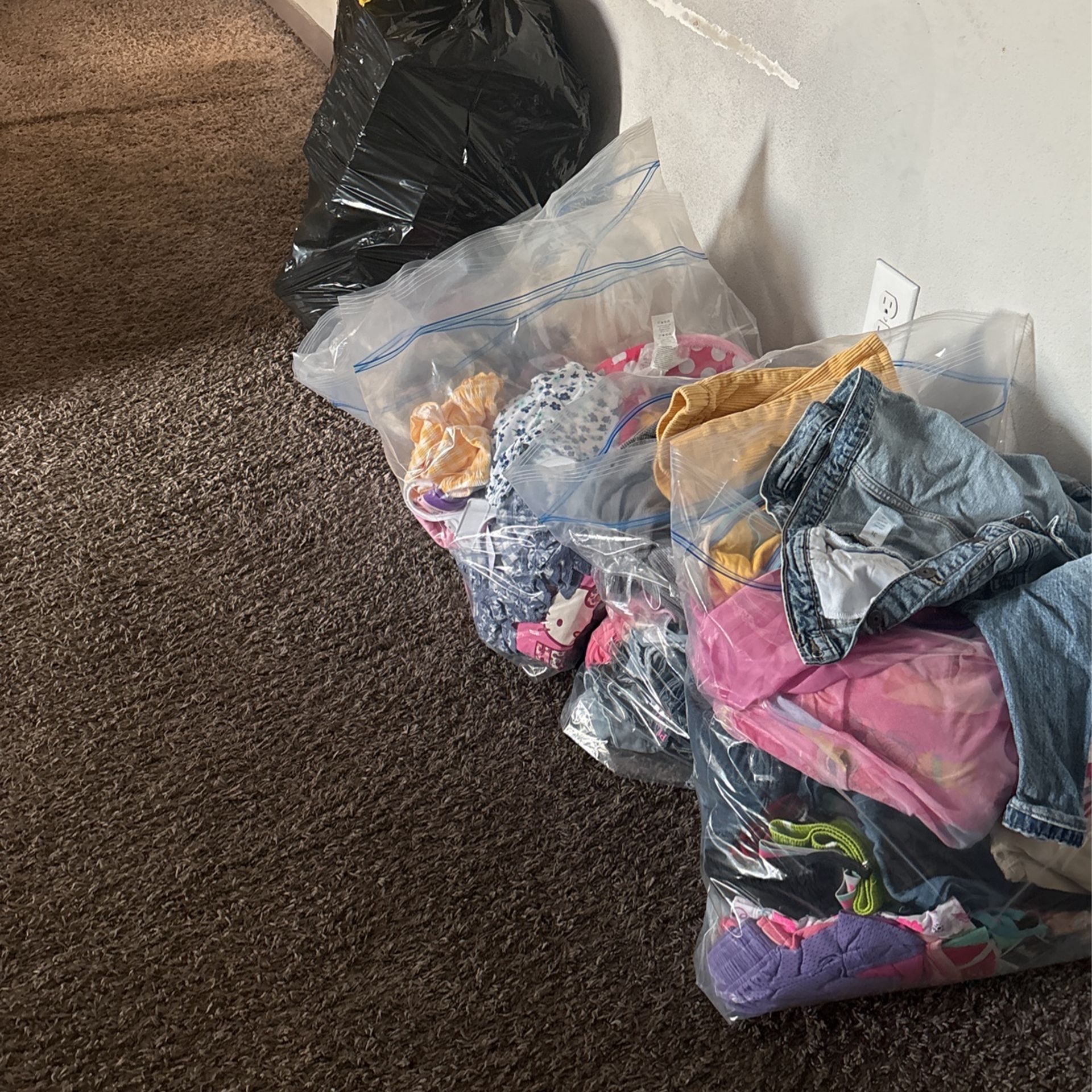 Shoes and clothes for a little girl