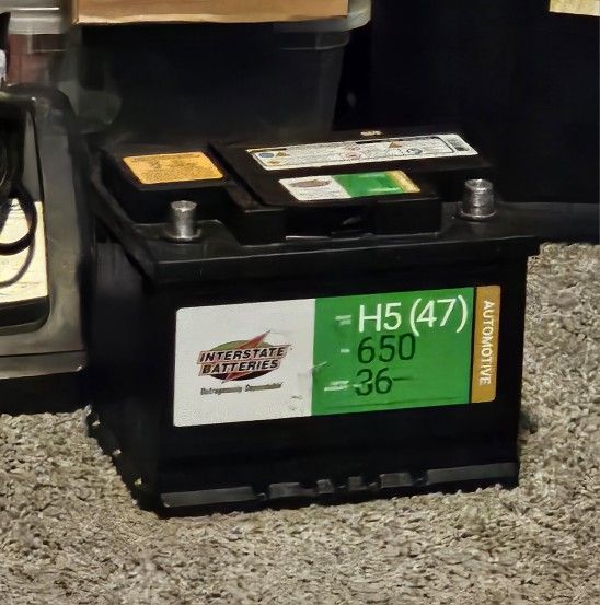 New Interstate Car Battery 