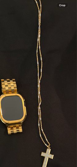Solid 14K Two-Tone Diamond Cut Rope Chain 11.83 Grams