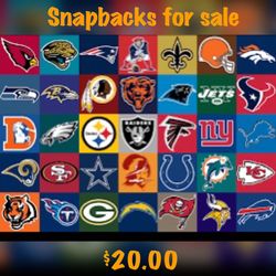 100s of snap backs for sale nba nfl