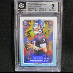 2023Topps Now x Beck Record Breaker #CJ2 CJ Stroud PR/32865* RC ROOKIE BECKETT 9