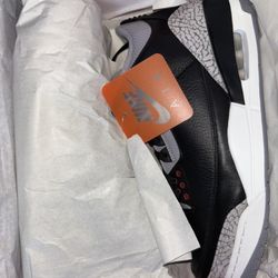 Nike Air Jordan 3 Black Cement 3 Size 12