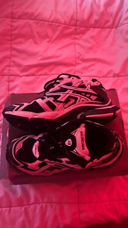 Balenciaga Runner Sneakers Black White