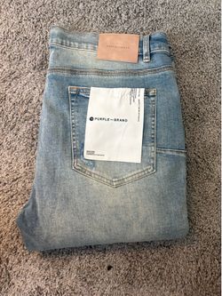 Purple jeans