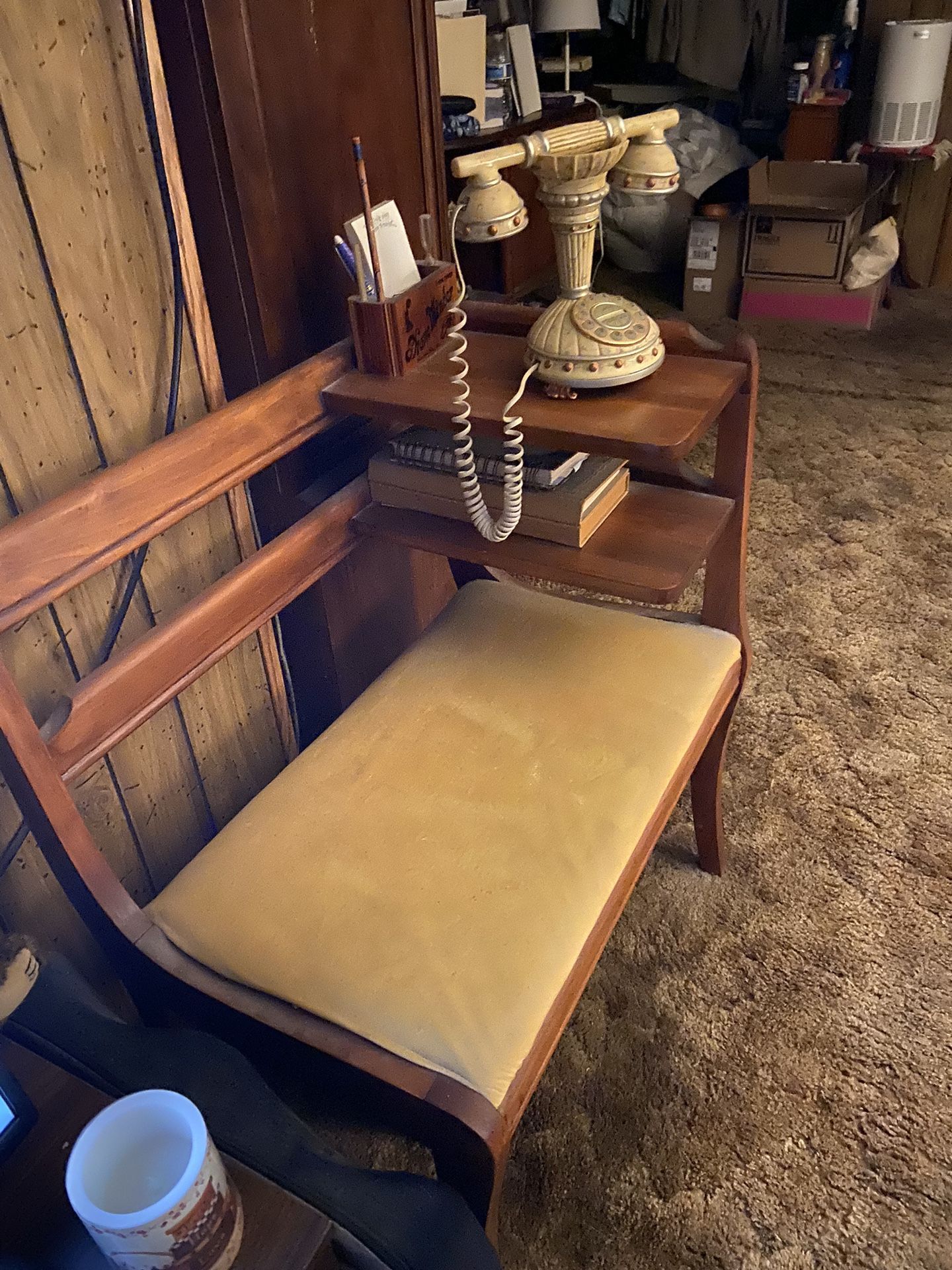 Antique Phone Chair