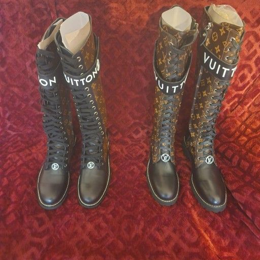 LV POPULAR FASHIONABLE KNEE HIGH BOOTS