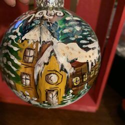 Hand Painted Christmas Ornament 