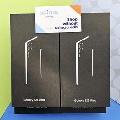 New Sealed In Box Samsung Galaxy S25 Ultra 256gb  Unlocked Like New Condition No Defects. 
$1 Down NO CREDIT CHECK FINANCING