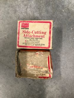 Side Cutting Attachment for Sears/Craftsman Sabre Saws-Extremely Rare and great for tight places-Catalog # 27715-(2) Brand New Units