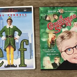 📀 Christmas Classic Movie DVDs: Elf and A Christmas Story (brand new)