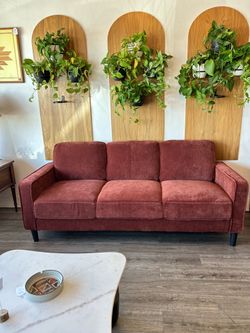 Beautiful New Plum Sofa / Modern / Couch!