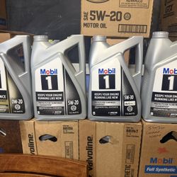 Mobil 1 0W20 5W20 5W30 10W30 Advanced Full Synthetic 