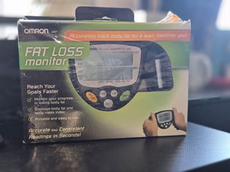 OMRON Fat Loss Monitor HBF-306C Black Handheld with Box