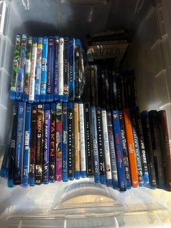 Regular Dvd movies, new blu -Rays