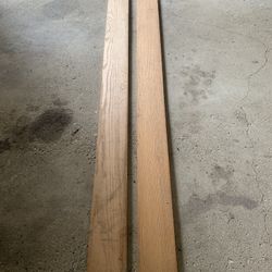 Solid Oak Wood 1”x8” x9’ Shelf Stock