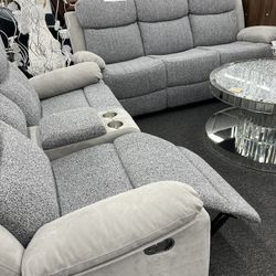 Stylish Reclining Couch And Loveseat! 